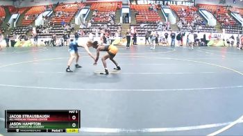 125 lbs Champ. Round 3 - Jacob Strausbaugh, All American Training Center vs Jason Hampton, Callan Wrestling Academy