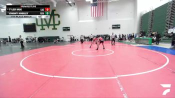 132 lbs 7th Place Match - Johnny Hinkley, Yucaipa vs Tyler Muk, Lakewood