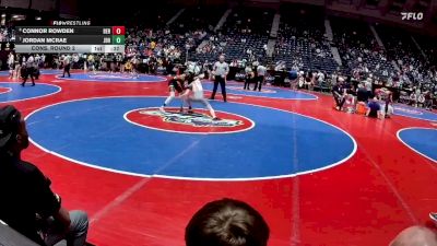 1A-113 lbs Cons. Round 2 - Jordan McRae, Jeff Davis HS vs Connor Rowden, Berrien County