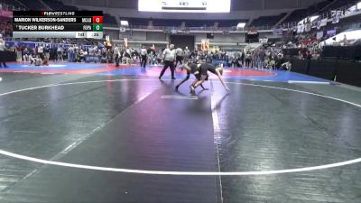 6A 120 lbs Cons. Round 2 - Tucker Burkhead, Fort Payne vs Marion Wilkerson-sanders, Mcadory