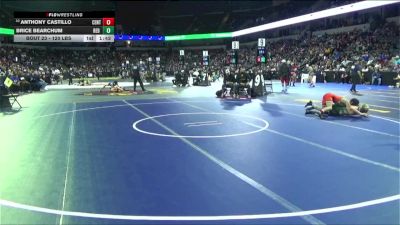 120 lbs Round Of 64 - Anthony Castillo, Central (CS) vs Brice Bearchum, Red Bluff (NS)