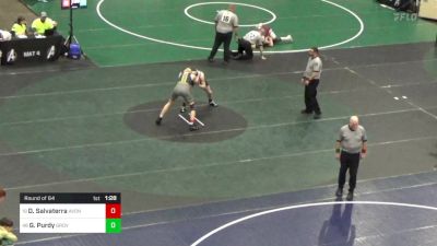 157 lbs Round Of 64 - Dominick Salvaterra, Avon Grove vs Gavin Purdy, Grove City