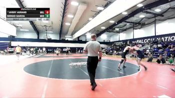 184 lbs Quarterfinal - Sergio Garcia, Messiah vs Avery Aurand, Millersville