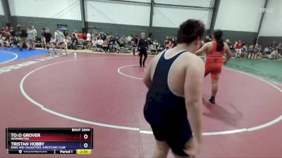 215 lbs Semifinal - To:o Grover, Washington vs Tristan Hobby, Sons And Daughters Wrestling Club