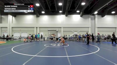 120 lbs Cons. Round 3 - Slater Thomas, IA vs Nathan Ortiz, IL