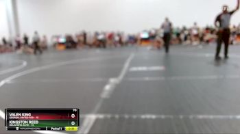 70 lbs Placement (4 Team) - Valen King, Georgia United Red vs Kingston Reed, Oklahoma Elite
