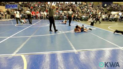 73 lbs Round Of 16 - Maverick Knox, Team Guthrie Wrestling vs Nathan Cruz, Scrap Yard Training