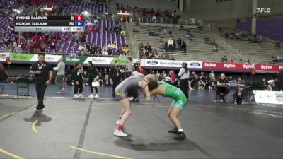 110 lbs Placement (4 Team) - Sydnee Baldwin, Ottawa University vs Nizhoni Tallman, Evergreen State