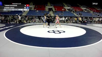 138 lbs Champ. Rd Of 128 - Isaiah Schaefer, IN vs Landen Lorch, MN