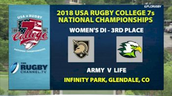 College 7s Women D1 3rd Place Army vs Life