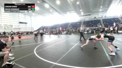 101 lbs Semifinal - London Simes, Rancho Bernardo WC vs Regan Kinneman, Grindhouse WC
