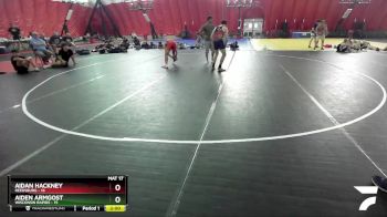 144 lbs Round 3 (16 Team) - Aidan Hackney, Reedsburg vs Aiden Armgost, Wisconsin Rapids