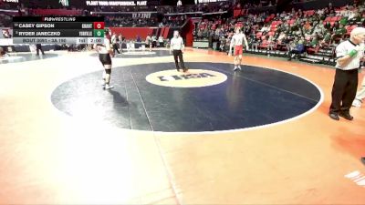 3A 190 lbs Champ. Round 1 - Ryder Janeczko, Yorkville (H.S.) vs Casey Gipson, Fox Lake (Grant)