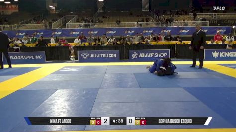Sophia Busch Esquio vs Nina Fe Jacob 2026 Pan Jiu Jitsu IBJJF Championship