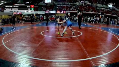 114 lbs Cons. Round 4 - Kaycen Cutler, Bonneville Wrestling vs Logan Carter, Fairfield Wrestling Club