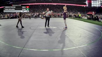 D2-175 lbs Quarterfinal - Don Spillers, Martin Luther King HS vs Brock Foster, Fowlerville HS