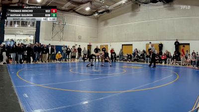 121 lbs Round Of 16 - Thomas Bencho, West Allegheny vs Nathan Gulibon, Norwin