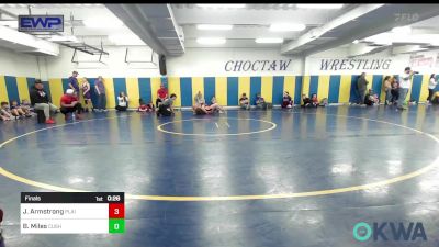 Final - Jaxtyn Armstrong, Plainview Youth Wrestling Club vs Blake Miles, Cushing Tigers