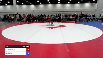 132 lbs Final - Josiah Boyden, Ga vs Jovani Solis, Fl