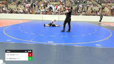 58 lbs Consi Of 8 #2 - Gabe Turner, Hornet Wrestling Club vs Ford McArthur, Teknique Wrestling