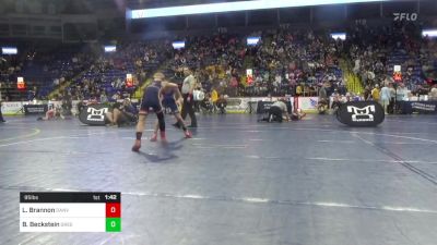 95 lbs Round Of 32 - Liam Brannon, Danville vs Bryar Beckstein, Greenville