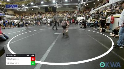 76 lbs Round Of 16 - Tucker Coffman, Piedmont vs Ted Fuggett-Henry, Comanche Takedown Club