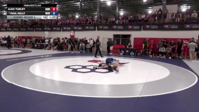70 kg Champ. Round 3 - Alex Turley, Blue & Gold Wrestling Club vs Paul Kelly, West Coast Regional Training Center