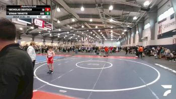 98 lbs 2nd Place Match - Ethan Trivette, All American Wrestling Club vs Nicholas Deutsch, 3F Wrestling