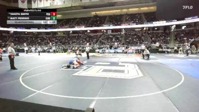 II-215 lbs Quarterfinal - Takota Smith, Pioneer vs Matt Perrino, Cooperstown-Milford