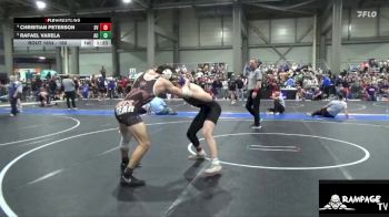 160 lbs Quarterfinal - Rafael Varela, Ark City vs Christian Peterson, Smoky Valley