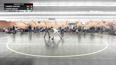 160 lbs Consi Of 8 #2 - Gabriel Sanchez, Cazenovia vs Austin Dunlap, Williamsport