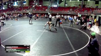 65 lbs Cons. Round 5 - Jaxson Peterson, GI Grapplers vs Easton Palser, Nebraska Elite Wrestling Club