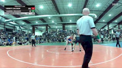 157 lbs Semifinal - Gabriel Delgado, SLAM! Nevada vs Berett Callison, Mcqueen