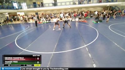 180 lbs Semifinal - Tanner Free, Westlake vs George Mansfield, Sanderson Wrestling Academy