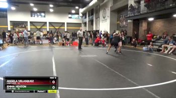 155 lbs Round 2 (6 Team) - Emma Heaton, SOTM Pink vs Angela Velasquez, Lady Luck