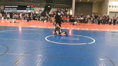 44 lbs Rr Rnd 4 - Lincoln Savage, All I See Is Gold Academy - K3 vs Sven Williams, Upper Township - K3