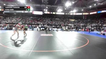 105 lbs Semifinal - Corianna Parsons, Weiser vs Kyra Cobb, Timberline