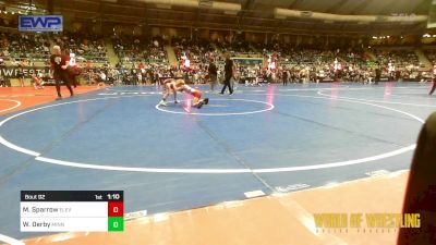 58 lbs Quarterfinal - Max Sparrow, Elevate Wrestling Club vs Wiley Derby, Minnesota Elite