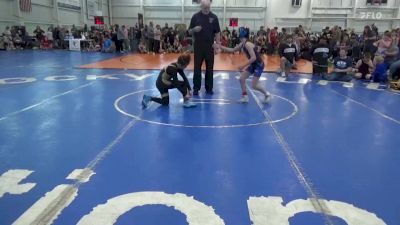 85 lbs Round 2 - Emma Mantei, Ares Wrestling Club vs Braxley Miller, Rising Kingz