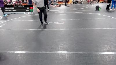 140 lbs Round 4 - Tony Williams, MBCRD Youth Wrestling Club vs Kollin Kidd, Roundtree Wreslting Academy