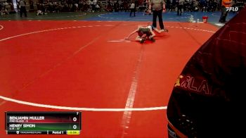 88 lbs Placement (4 Team) - Benjamin Muller, Pine Island vs Henry Simon, K-M