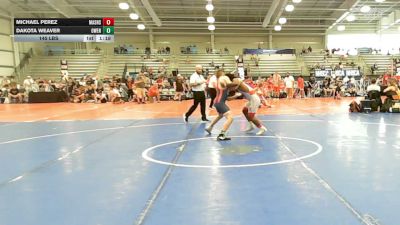 145 lbs Rr Rnd 2 - Michael Perez, Mat Assassins Silver - HSB vs Dakota Weaver, Owen Valley - HSB