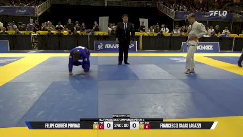 Felipe Corrêa Povoas vs Francesco Salas Lagazzi 2026 Pan Kids Jiu-Jitsu IBJJF Championship
