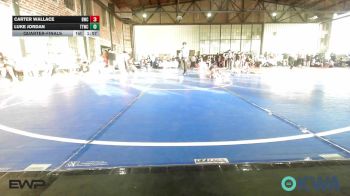 110 lbs Quarterfinal - Carter Wallace, Battlefield Wrestling Club vs Luke Jordan, Team Tulsa Wrestling Club