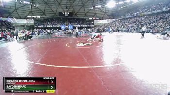 4A 190 lbs 7th Place Match - Ricardo Jr Colunga, Eastmont vs Bayden Beard, Central Valley