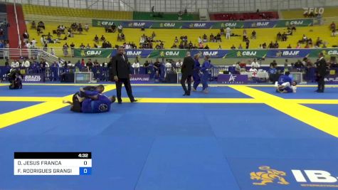 DANIEL JESUS FRANCA vs FABIO RODRIGUES GRANGIERI 2023 Brasileiro Jiu-Jitsu IBJJF