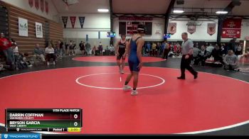 160 lbs 11th Place Match - Bryson Garcia, West Liberty vs Darrin Coffman, Van Buren County