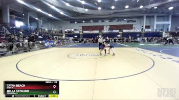 126 lbs Quarterfinal - Tayah Beach, SVEC-4 vs Bella Satalino, Columbia-2