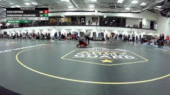 165 lbs Semifinal - Christopher Crawford, KD Training Center vs Cole Hopkins, Central Michigan