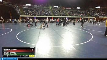 86 lbs Cons. Round 1 - Evan Kleitsch, Iowa vs Owen Happel, Immortal Athletics WC